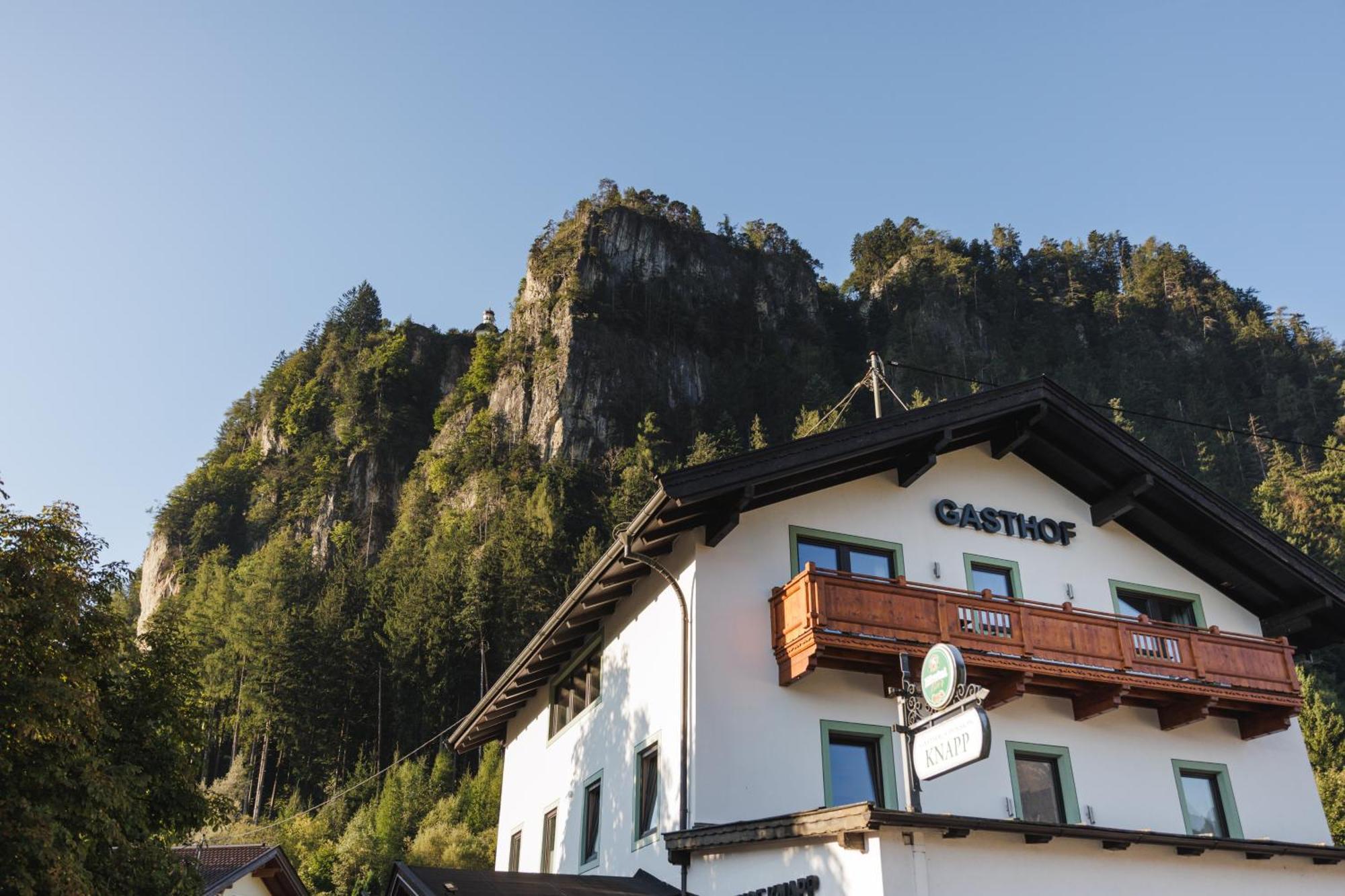 Gasthof Pension Knapp Strass im Zillertal Eksteriør bilde